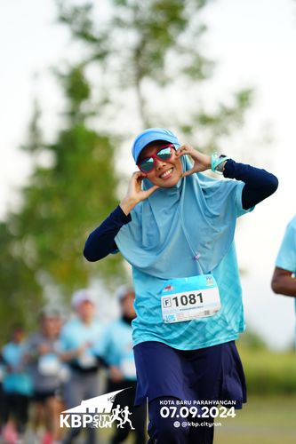 Race photo from KBP City Run 2024