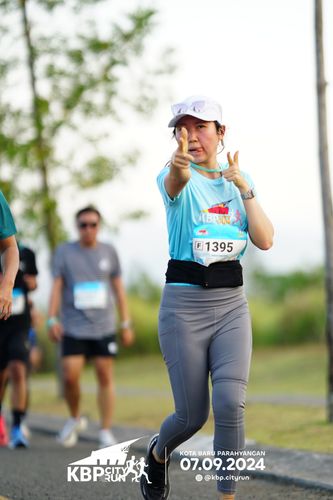 Race photo from KBP City Run 2024