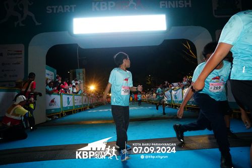 Race photo from KBP City Run 2024