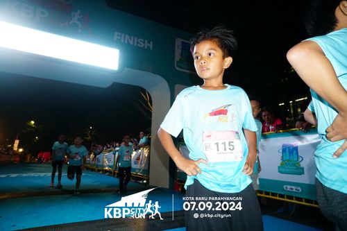 Race photo from KBP City Run 2024