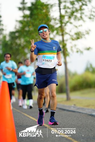Race photo from KBP City Run 2024