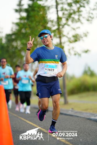 Race photo from KBP City Run 2024