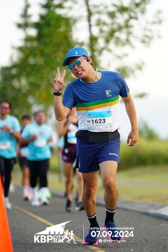 Race photo from KBP City Run 2024
