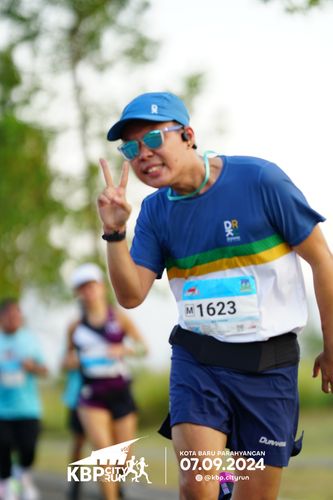 Race photo from KBP City Run 2024