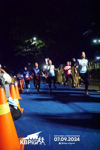 Race photo from KBP City Run 2024