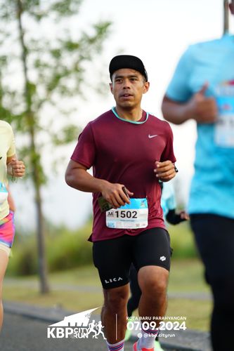 Race photo from KBP City Run 2024