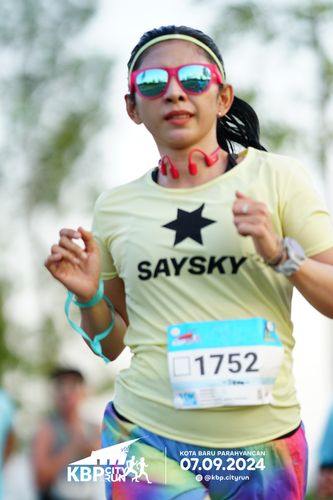 Race photo from KBP City Run 2024