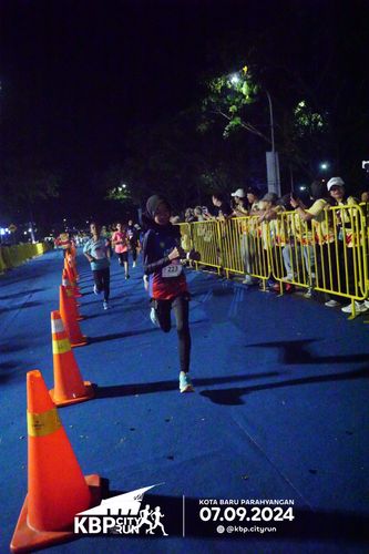 Race photo from KBP City Run 2024