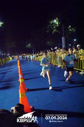 Race photo from KBP City Run 2024