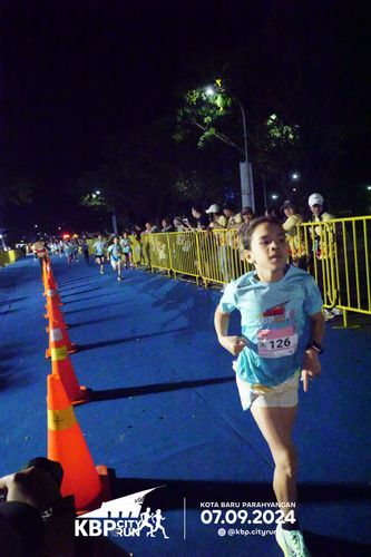 Race photo from KBP City Run 2024