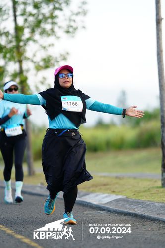 Race photo from KBP City Run 2024
