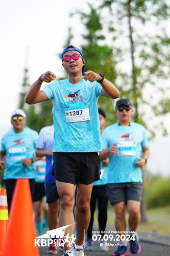 Race photo from KBP City Run 2024