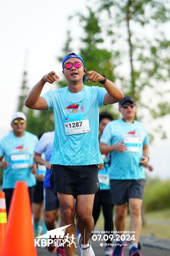 Race photo from KBP City Run 2024