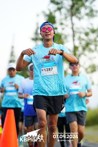 Race photo from KBP City Run 2024