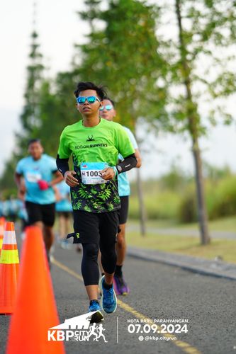 Race photo from KBP City Run 2024