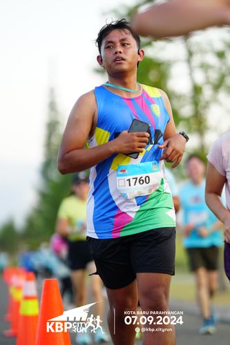 Race photo from KBP City Run 2024