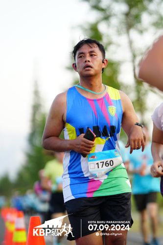 Race photo from KBP City Run 2024