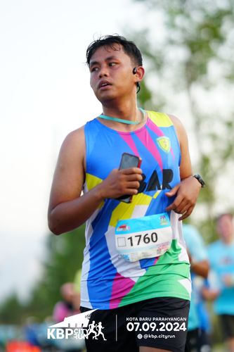 Race photo from KBP City Run 2024