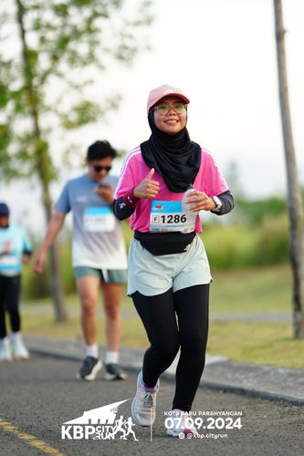 Race photo from KBP City Run 2024