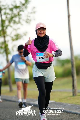 Race photo from KBP City Run 2024