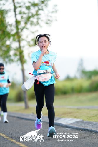 Race photo from KBP City Run 2024