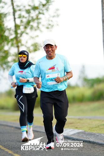 Race photo from KBP City Run 2024
