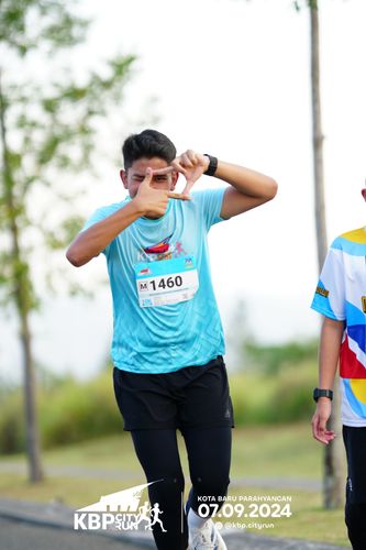 Race photo from KBP City Run 2024