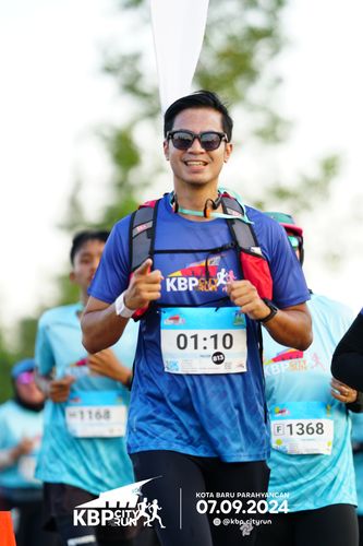 Race photo from KBP City Run 2024