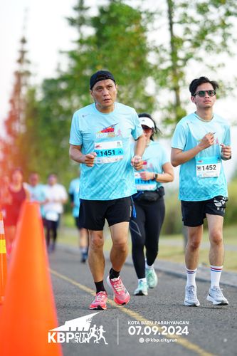 Race photo from KBP City Run 2024