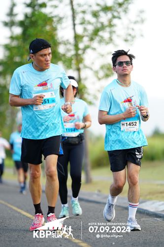 Race photo from KBP City Run 2024