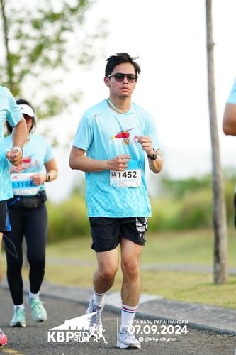 Race photo from KBP City Run 2024
