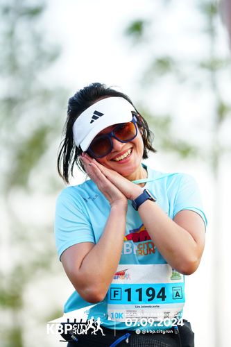 Race photo from KBP City Run 2024