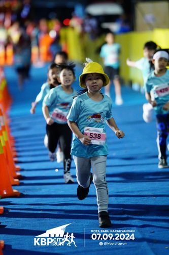 Race photo from KBP City Run 2024