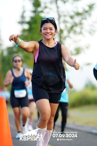 Race photo from KBP City Run 2024