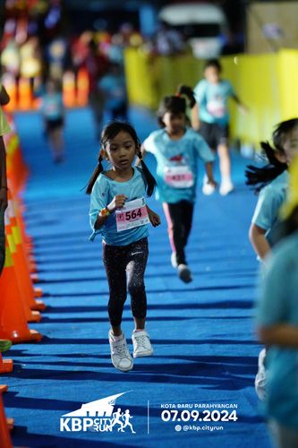 Race photo from KBP City Run 2024