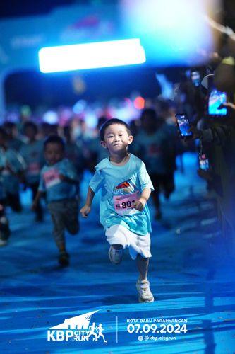 Race photo from KBP City Run 2024