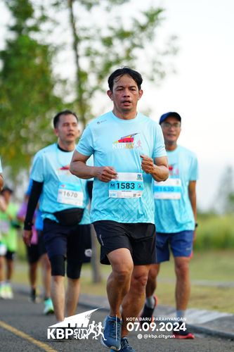 Race photo from KBP City Run 2024