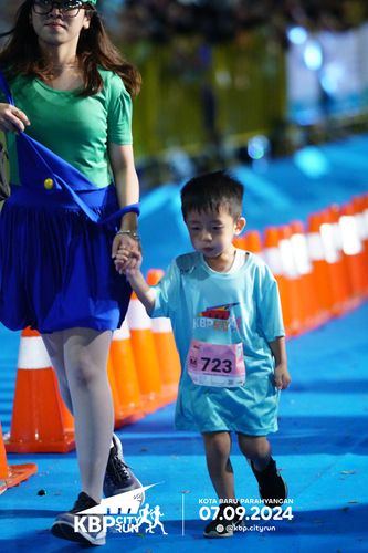 Race photo from KBP City Run 2024