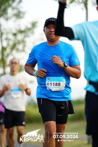 Race photo from KBP City Run 2024