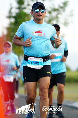 Race photo from KBP City Run 2024