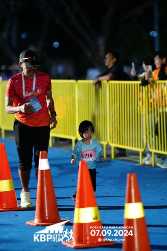 Race photo from KBP City Run 2024