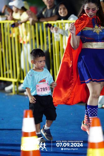 Race photo from KBP City Run 2024