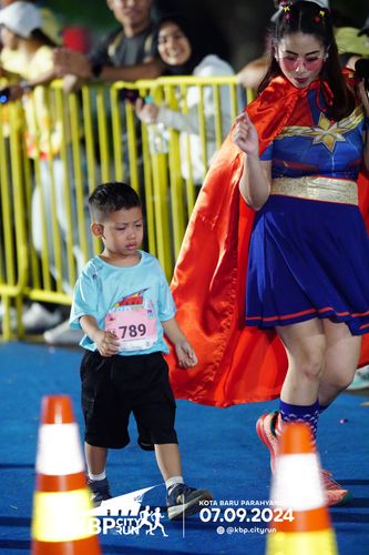 Race photo from KBP City Run 2024