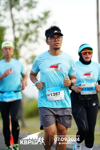 Race photo from KBP City Run 2024