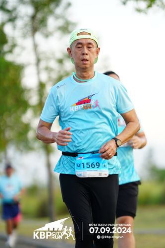 Race photo from KBP City Run 2024