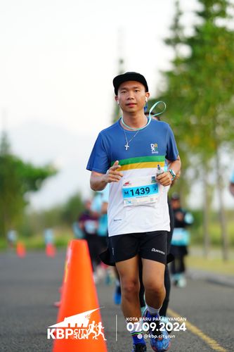 Race photo from KBP City Run 2024