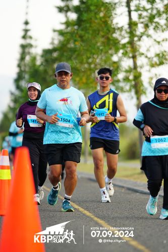 Race photo from KBP City Run 2024