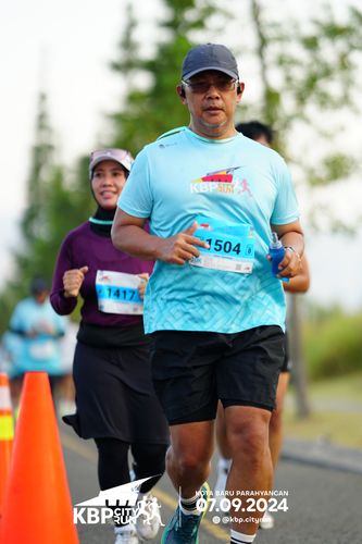 Race photo from KBP City Run 2024
