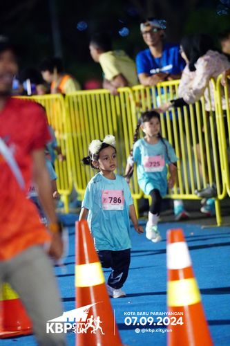 Race photo from KBP City Run 2024