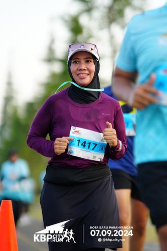 Race photo from KBP City Run 2024